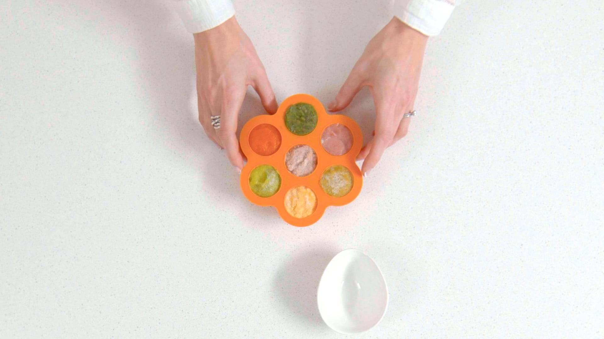 Chiill with baby food in pods