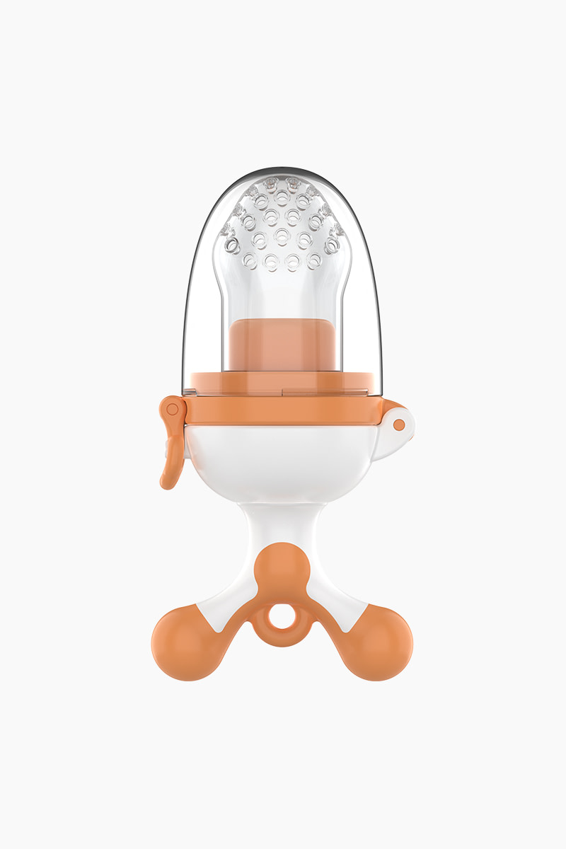 Fruuti baby fruit feeder closed front view